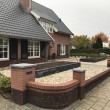 Tuinmuur met mooie details